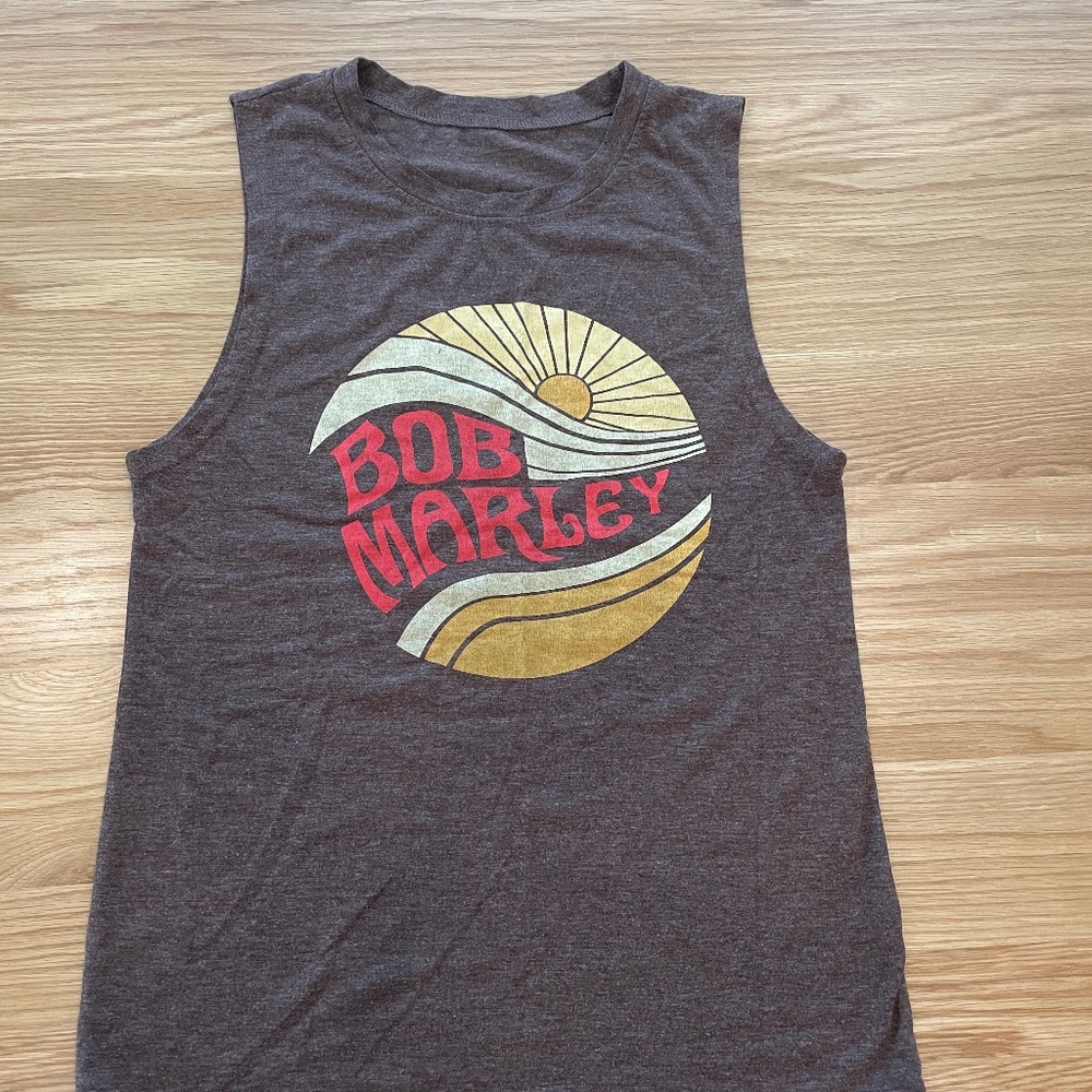 Bob Marley Women Muscle Tank Small